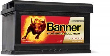 Акумулятор AGM 12V 80AH 800А R+ RUNNING BULL AGM AGM58001 AGM 58001 фото