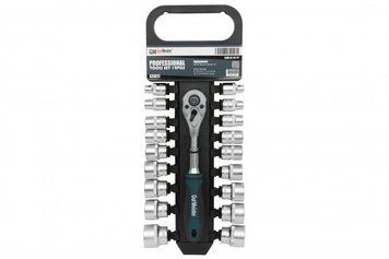 Набір Головок Торцевих Gut Mechanic З Трещіткою 3/8" 19шт Gm01019 GM-01019 фото