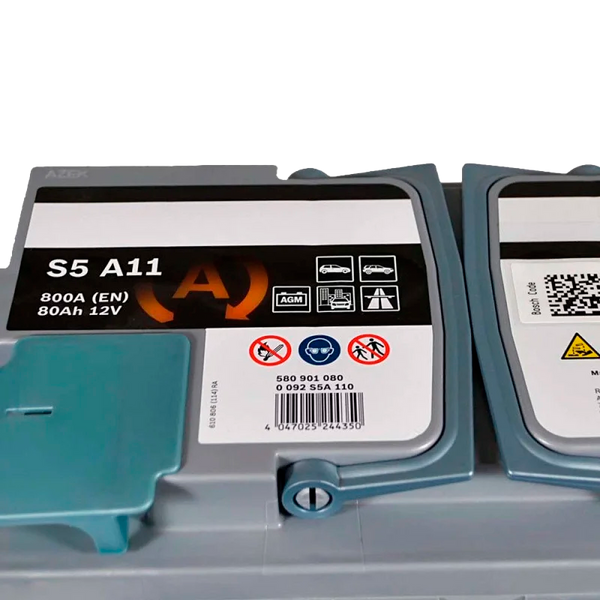 Акумулятор AGM 12V 80AH 800A R+ S5 A11 0092S5A110 0 092 S5A 110 фото