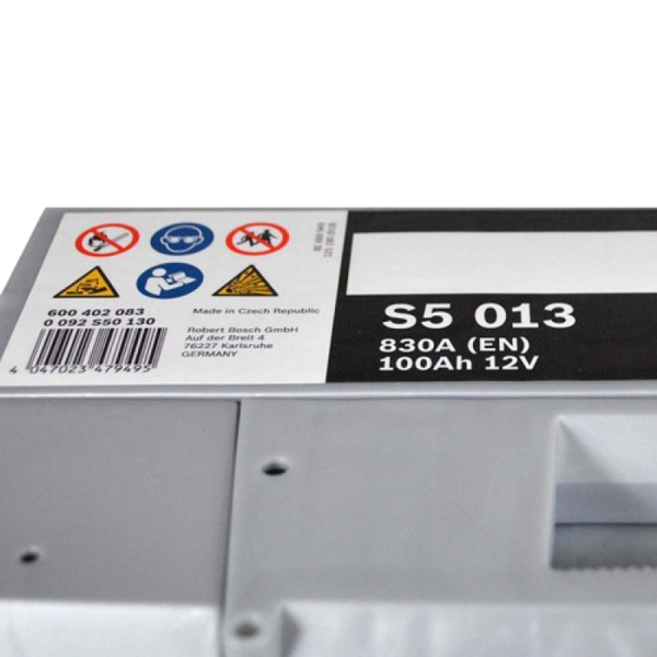 Акумулятор 12V 100AH 830A S5 R+ 0092S50130 0 092 S50 130 фото