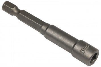 Головка Торцева Ударна Магнітна (Для Шуруповерта) Gut Mechanic 1/4" 6mm L-65mm Ims06065 IMS-06065 фото