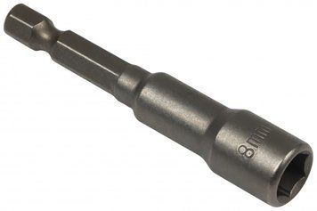 Головка Торцева Ударна Магнітна (Для Шуруповерта) Gut Mechanic 1/4" 8mm L-65mm Ims08065 IMS-08065 фото
