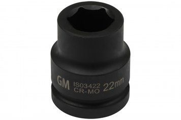 Головка Торцева Ударна 3/4" 22mm L-50mm 6-Гранна Is03422 IS-03422 фото