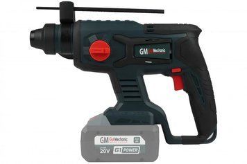 Перфоратор акумуляторний безщітковий Gut Mechanic 20v 2.2дж, 0-1400 об/хв, 0-4500 уд/хв, патрон sds+ (без акб і заряд. Пристрою) srh01400 SRH-01400 фото