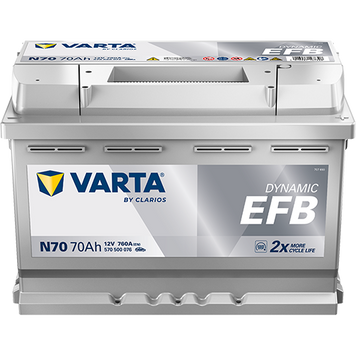 Акумулятор 12V 70AH 760A R+ DYNAMIC EFB 570500076 570 500 076 фото