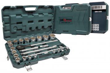 Набір Головок Торцевих Gut Mechanic З Трещіткою 3/4" 25шт. Gm01025 GM-01025 фото