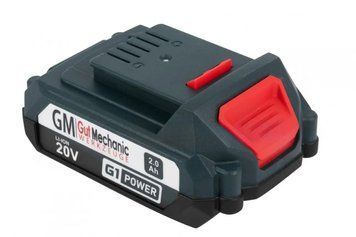 Батарея акумуляторна Gut Mechanic 20v 2ah li-ion з digital battery indicator (%) (гарантія 12 місяців) dbp02000 DBP-02000 фото
