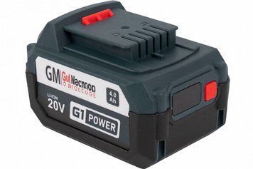 Батарея акумуляторна Gut Mechanic 20v 4ah li-ion з digital battery indicator (%) (гарантія 12 місяців) dbp04000 DBP-04000 фото