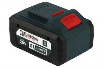 Батарея акумуляторна Gut Mechanic 20v 6ah li-ion з led battery indicator (гарантія 12 місяців) bp06000 BP-06000 фото