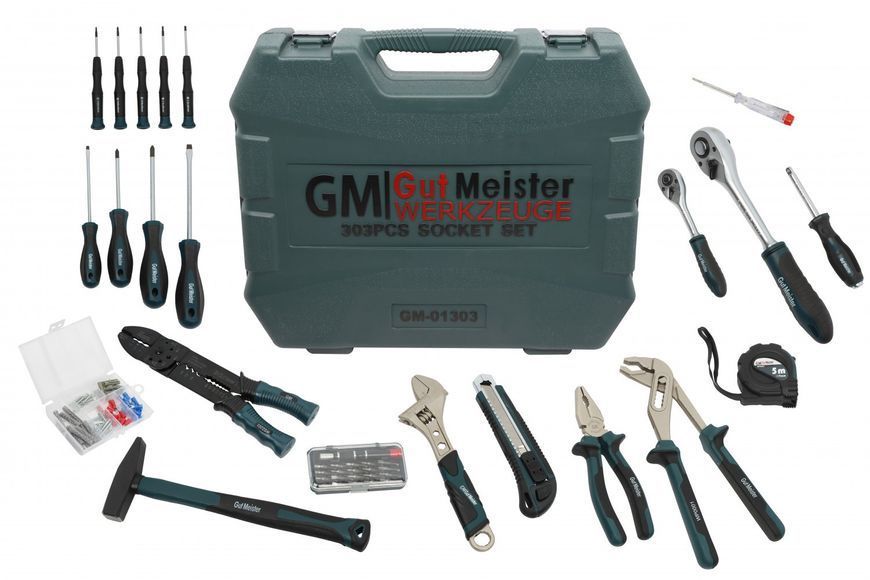 Набір інструментів Gut Mechanic 303 шт. GM01303 GM-01303 фото