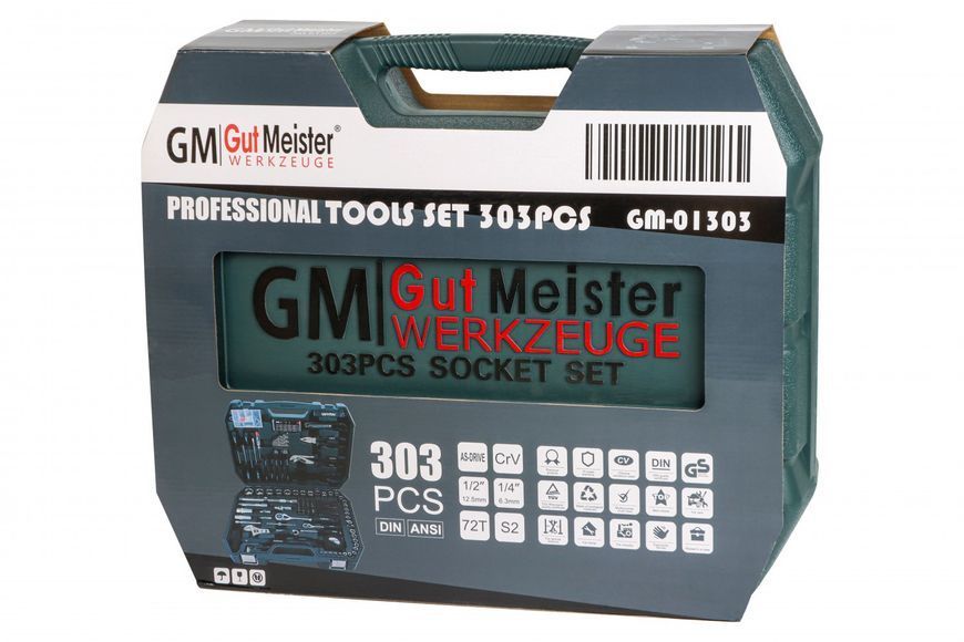 Набір інструментів Gut Mechanic 303 шт. GM01303 GM-01303 фото