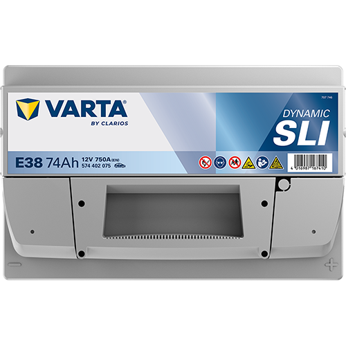 Акумулятор 12V 74AH 750A R+ DYNAMIC SLI 574402075 574 402 075 фото