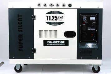 Генератор Дизельний Gut Mechanic Dg-80230e 8/9kw, 10/11.25kva 230v 50z Avr Однофазний Електрозапуск Dg80230e DG-80230E фото