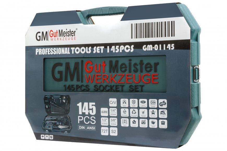 Набір Інструментів Gut Mechanic 145 Шт. Gm01145 GM-01145 фото