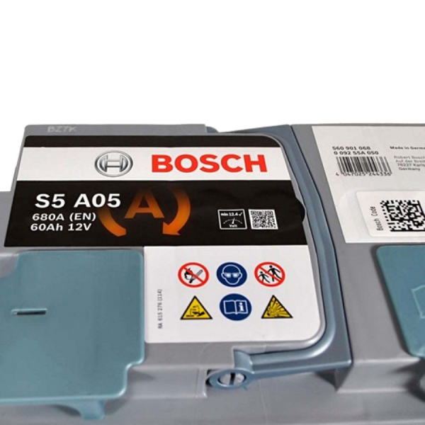 Акумулятор AGM START&STOP 12V 60AH 680A R+ S5 B13 0092S5A050 0 092 S5A 050 фото