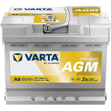 Акумулятор AGM 12V 60AH 680A R+ DYNAMIC 560901068 560 901 068 фото